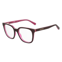 Love Moschino Burgundy Acetate Frames