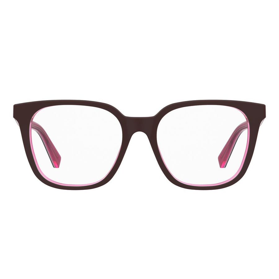 Love Moschino Burgundy Acetate Frames