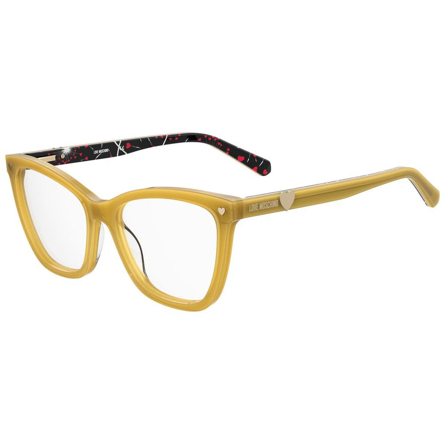 Love Moschino Yellow Acetate Frames