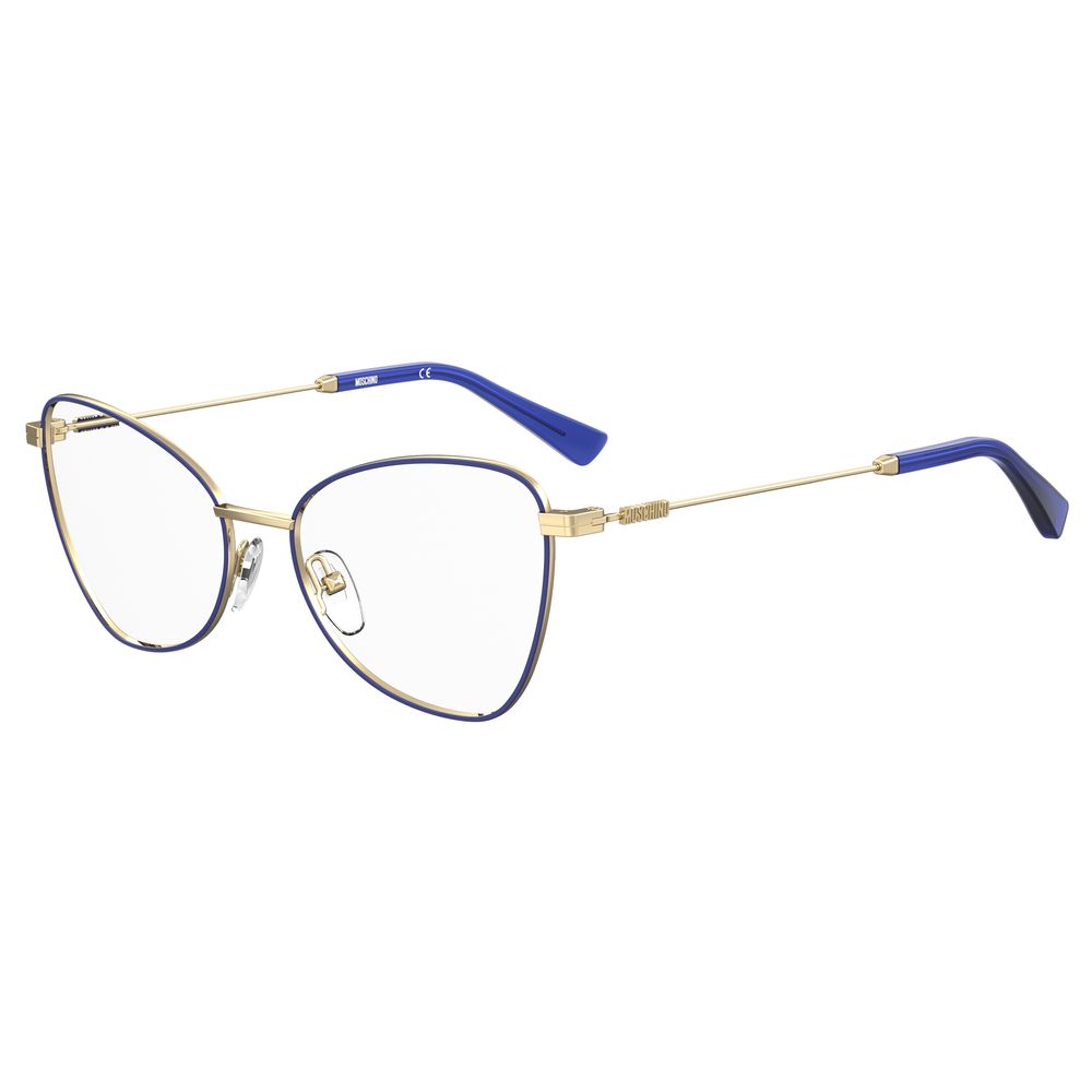 Moschino Blue Metal Frames