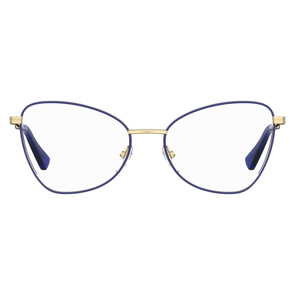 Moschino Blue Metal Frames