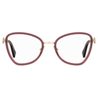 Moschino Burgundy Metal Frames