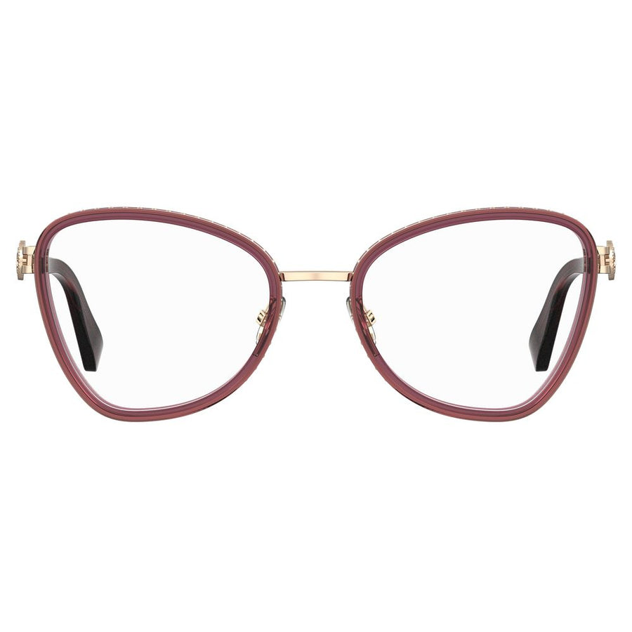 Moschino Burgundy Metal Frames