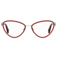 Moschino Burgundy Metal Frames