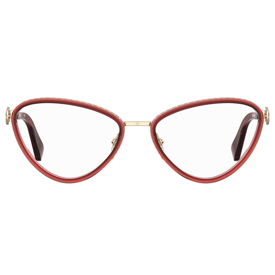 Moschino Burgundy Metal Frames