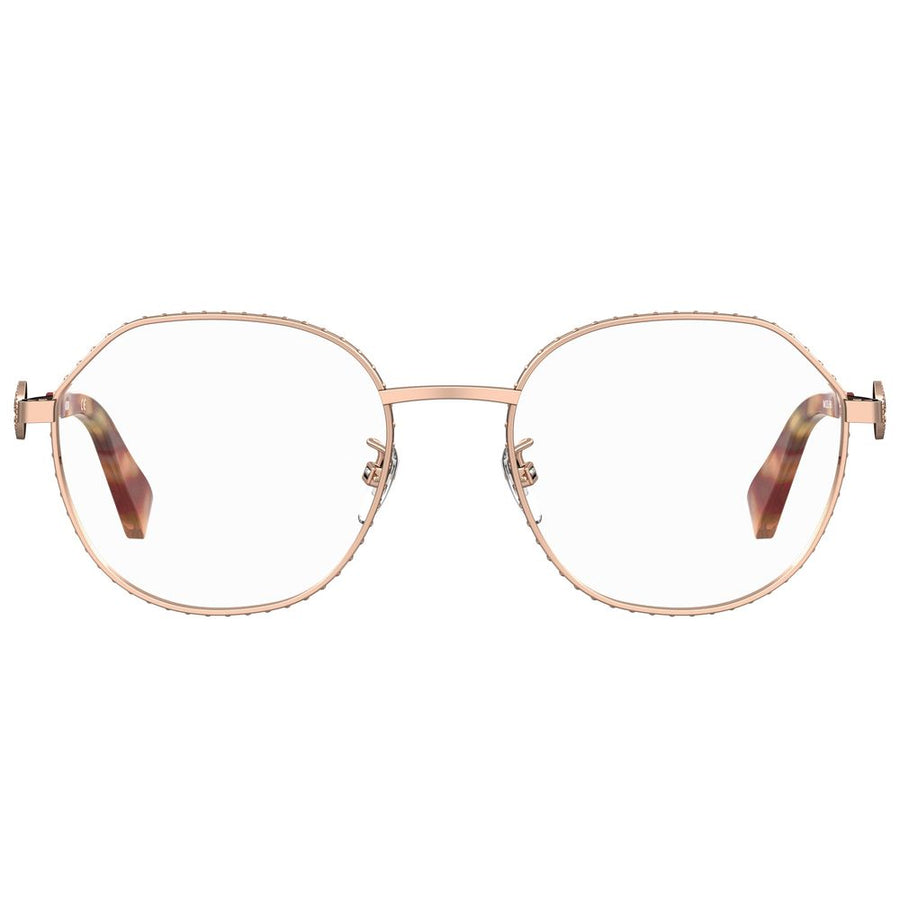 Moschino Gold Metal Frames