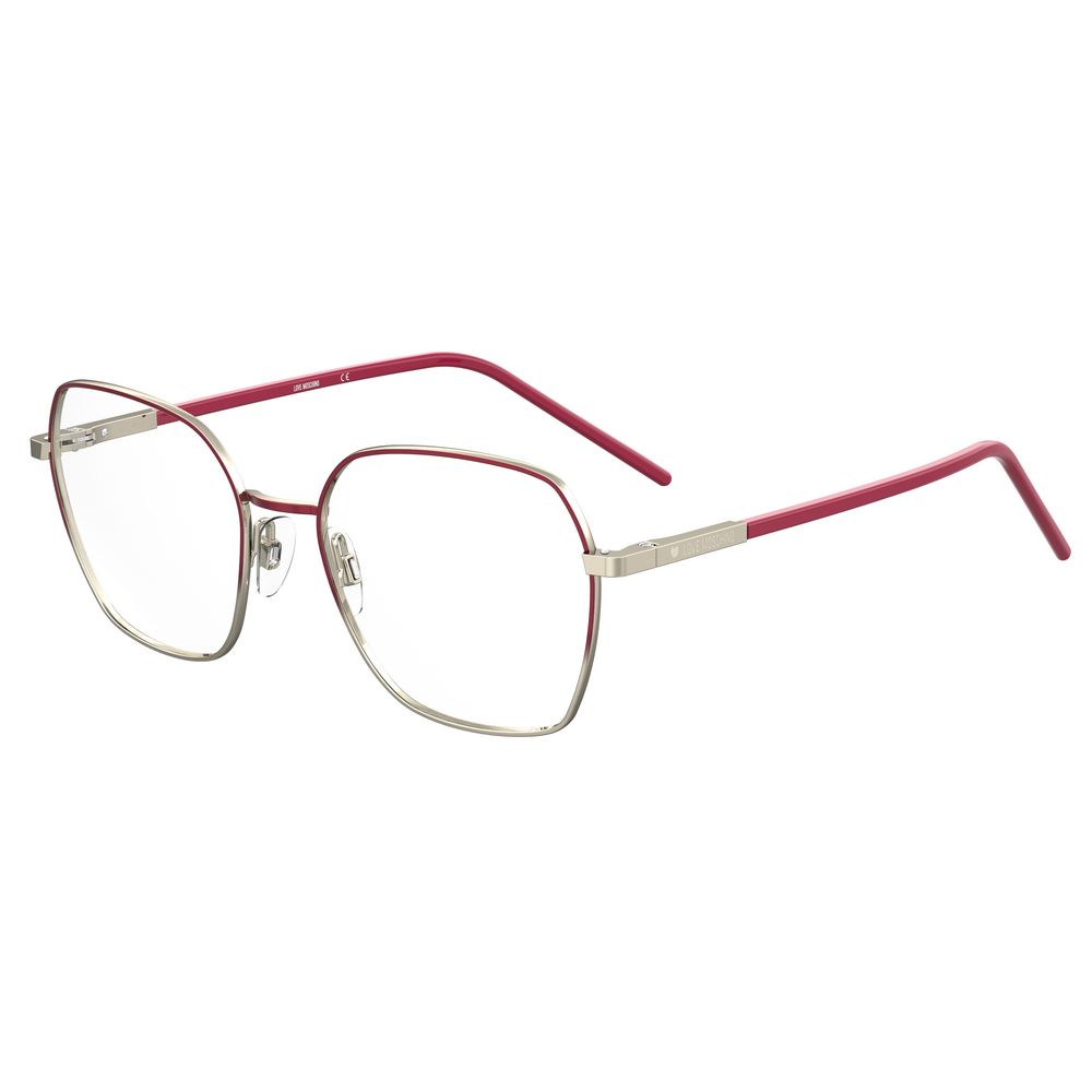 Love Moschino Red Metal Frames