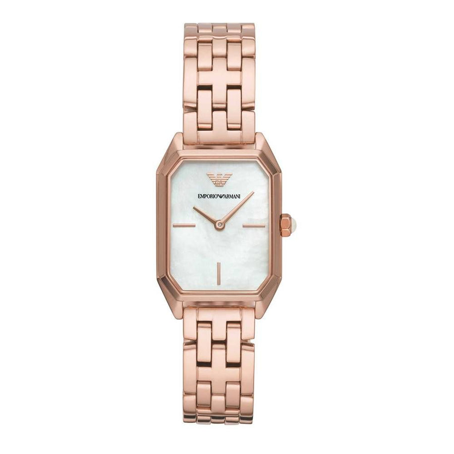 Armani Rose Gold Steel Watch