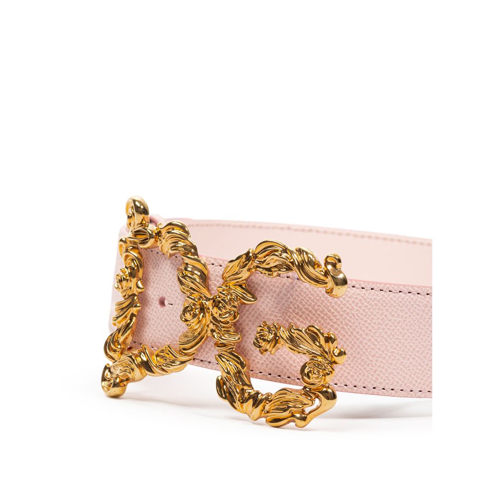 Dolce & Gabbana Pink Leather Belt