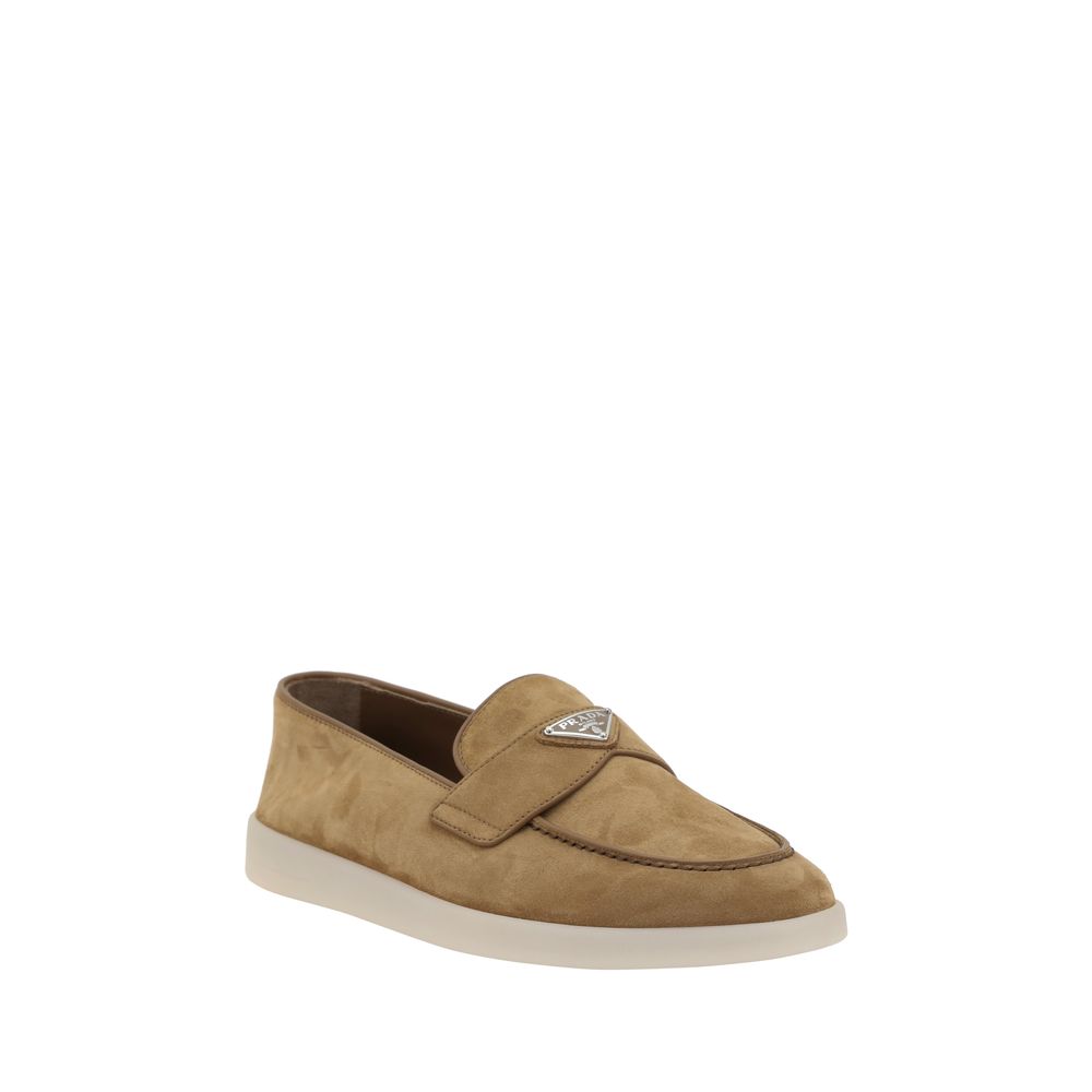 Prada Suede Loafers