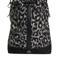 Dolce & Gabbana Multicolor Leopard Jacquard Hobo Crossbody Borse Bag