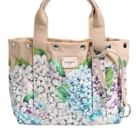 Dolce & Gabbana Multicolor Floral Canvas TANIA Top Handle Tote Bag