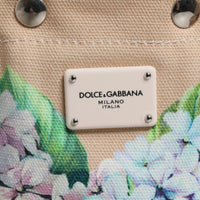 Dolce & Gabbana Multicolor Floral Canvas TANIA Top Handle Tote Bag