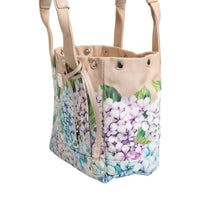 Dolce & Gabbana Multicolor Floral Canvas TANIA Top Handle Tote Bag