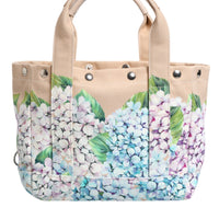 Dolce & Gabbana Multicolor Floral Canvas TANIA Top Handle Tote Bag