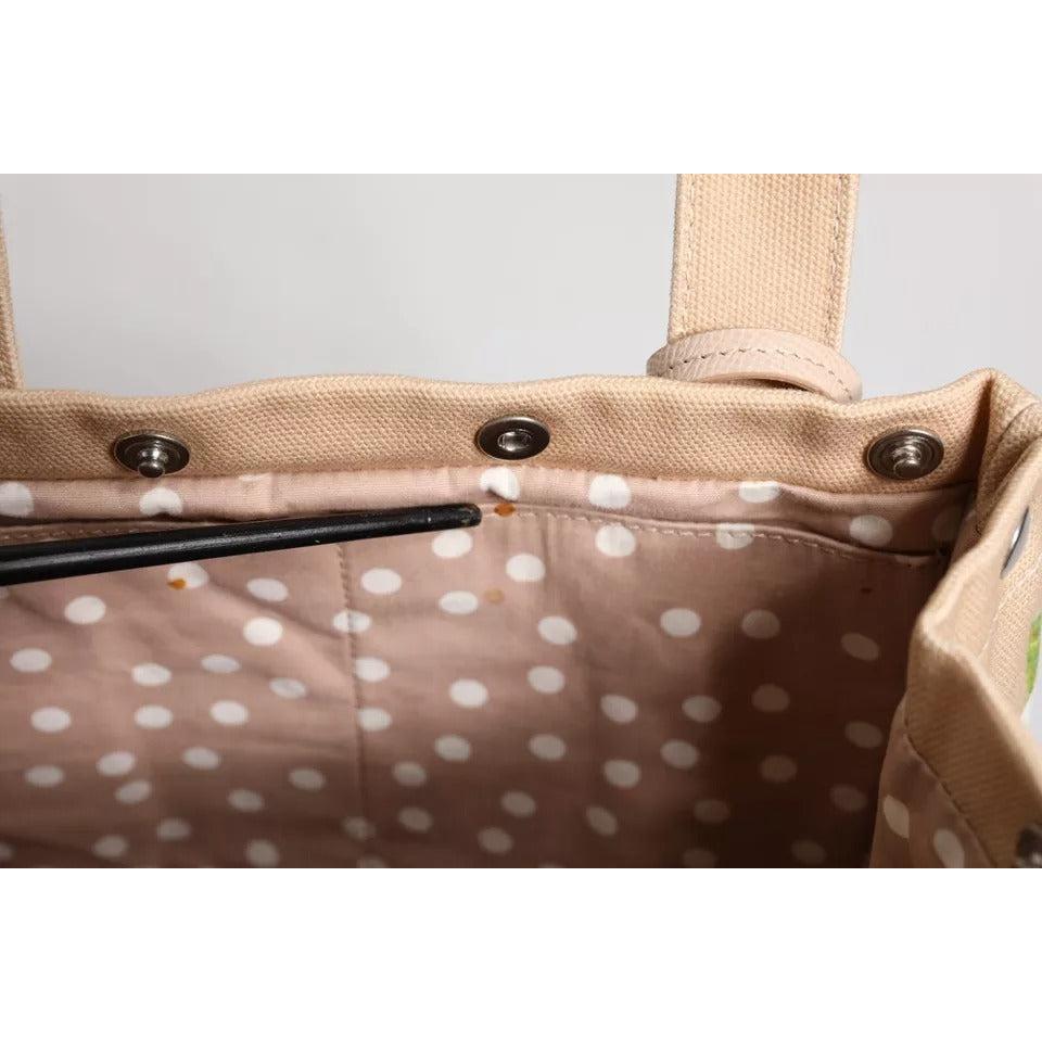 Dolce &amp; Gabbana Multicolor Floral Canvas TANIA Top Handle Tote Bag