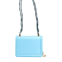 Dolce & Gabbana Light Blue Joy Therapy Lola Studded Leather Crossbody Bag