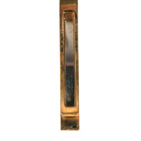 Dolce & Gabbana Gold Tone Brass Logo Branded Tie Clip Bar