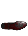 Dolce & Gabbana Black Calfskin Leather Derby Lace Up Formal Dress Shoes