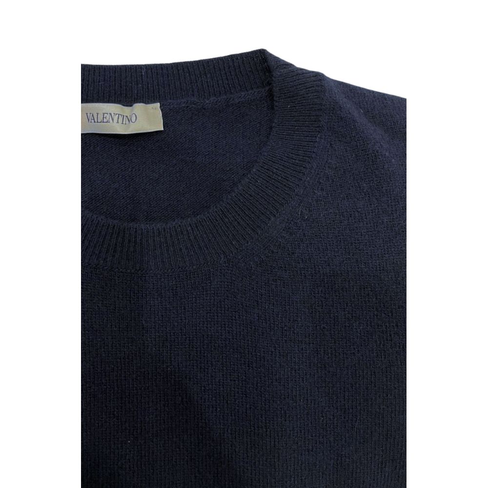 Valentino Blue Virgin Wool Sweater