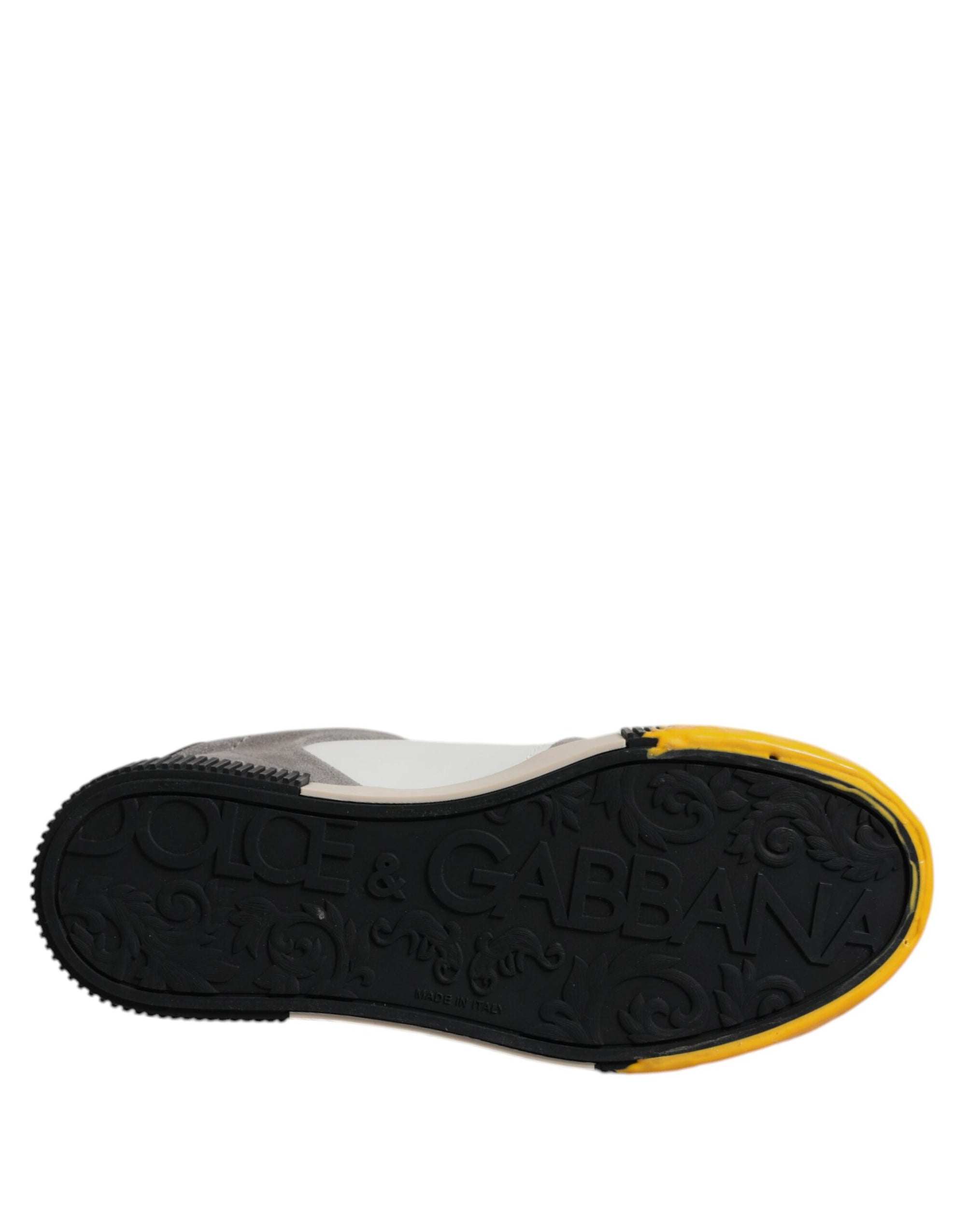 Dolce &amp; Gabbana Multicolor Leather DNA Low Top Sneakers Shoes