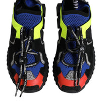 Dolce & Gabbana Multicolor Mesh Sorrento Trekking Sneakers Shoes