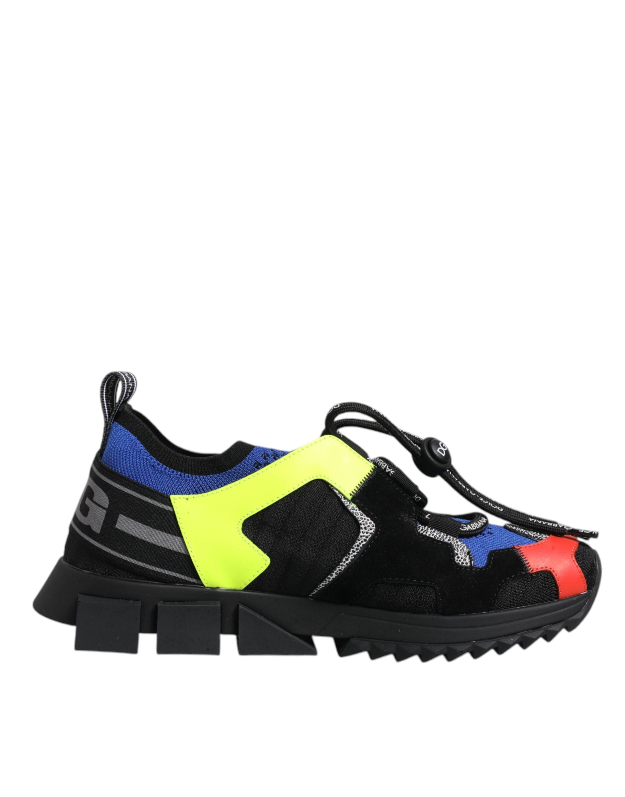 Dolce &amp; Gabbana Multicolor Mesh Sorrento Trekking Sneakers Shoes