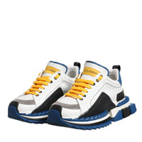 Dolce & Gabbana Multicolor Leather SUPER KING Sneakers Shoes