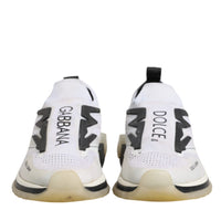 Dolce & Gabbana White SORRENTO Sport Stretch Sneakers Shoes