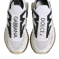 Dolce & Gabbana White SORRENTO Sport Stretch Sneakers Shoes