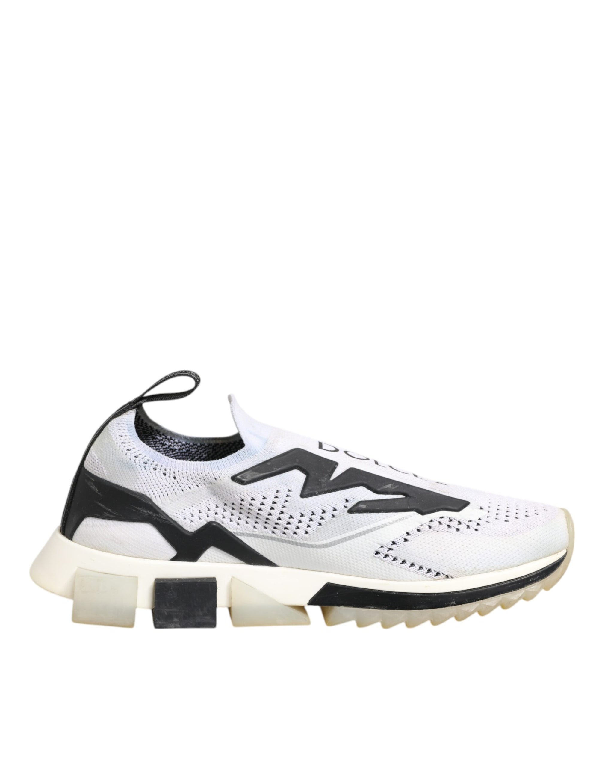 Dolce &amp; Gabbana White SORRENTO Sport Stretch Sneakers Shoes