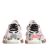 Dolce & Gabbana Multicolor Suede Fabric NS1 Sneakers Shoes