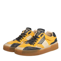 Dolce & Gabbana Multicolor Leather DNA Sneakers Shoes