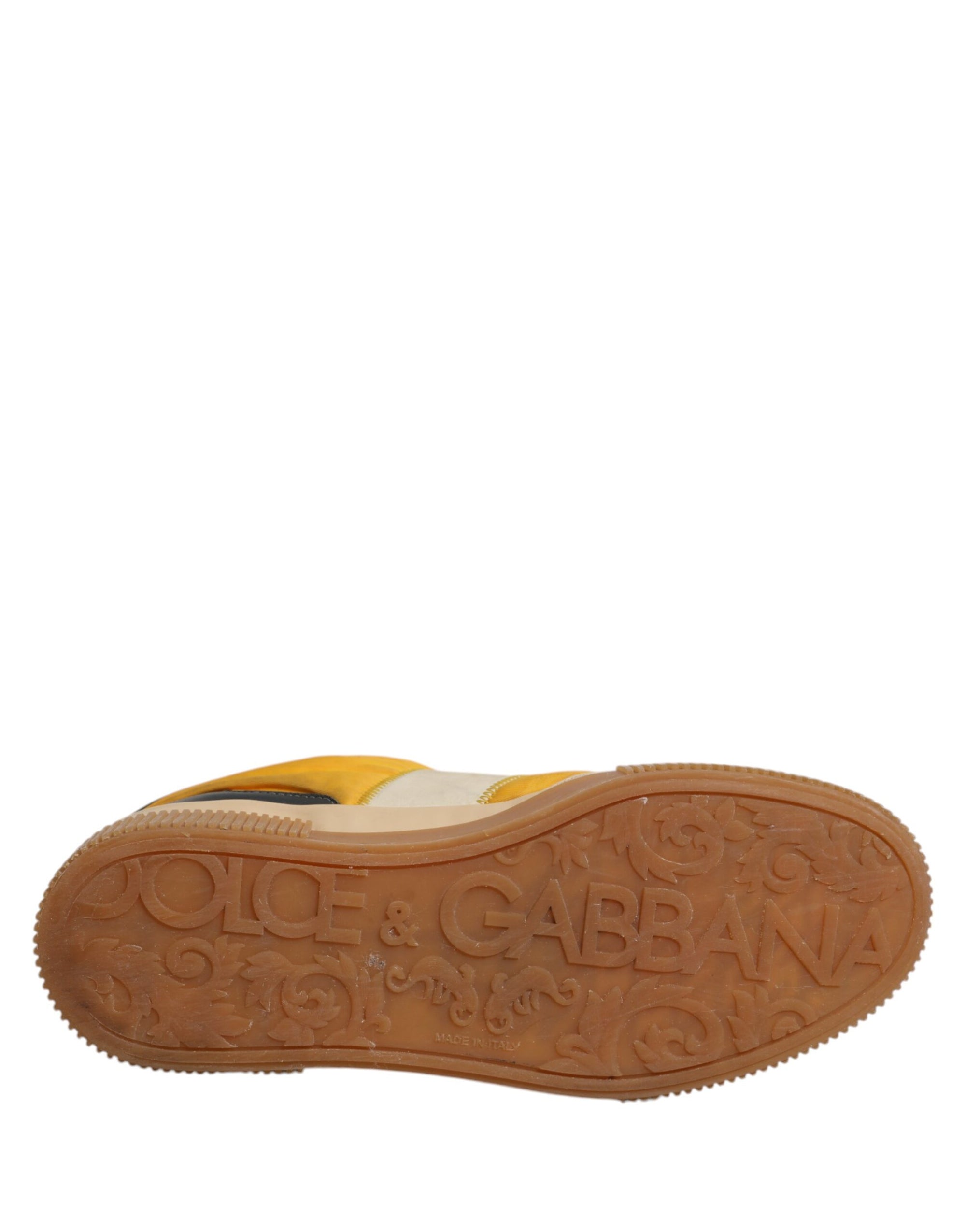 Dolce &amp; Gabbana Multicolor Leather DNA Sneakers Shoes