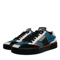 Dolce & Gabbana Multicolor Leather DNA Sneakers Shoes