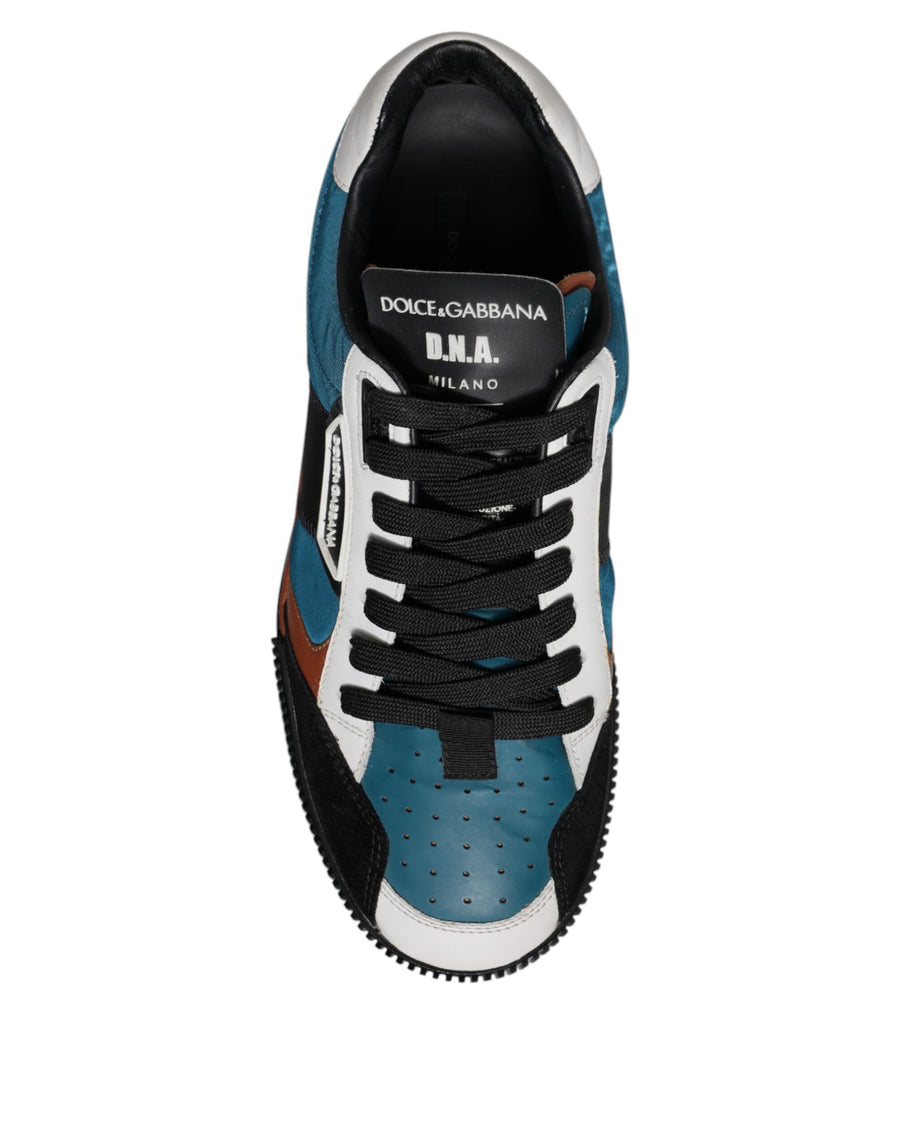 Dolce & Gabbana Multicolor Leather DNA Sneakers Shoes