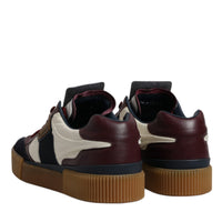 Dolce & Gabbana Multicolor Leather DNA Sneakers Shoes