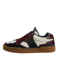 Dolce & Gabbana Multicolor Leather DNA Sneakers Shoes