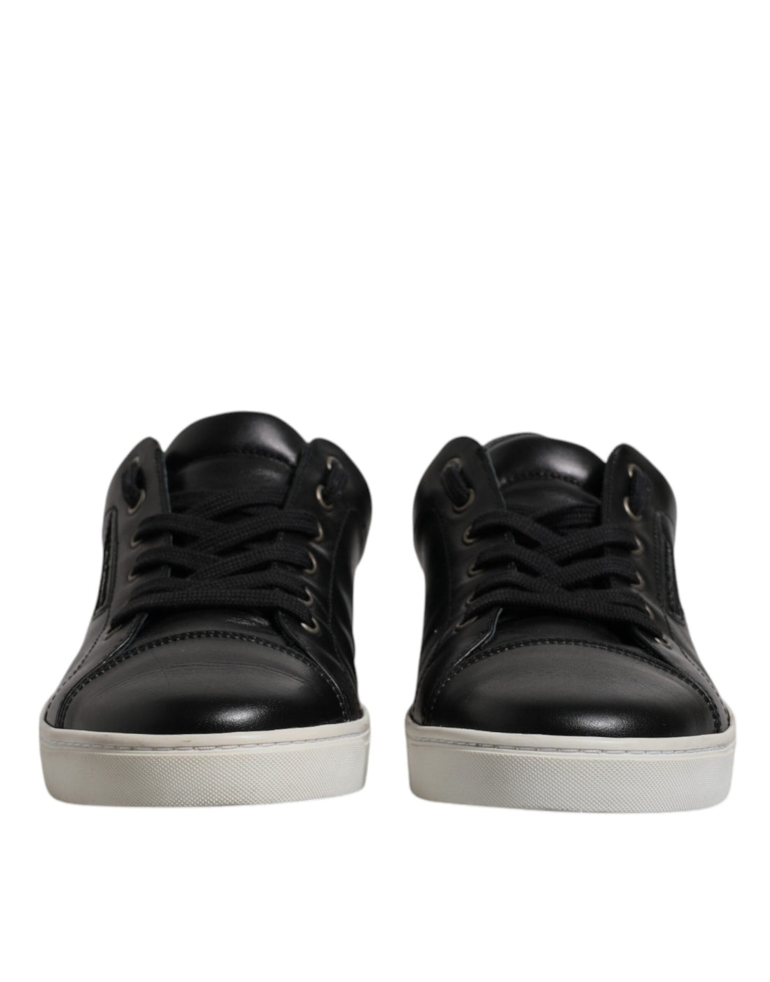 Dolce & Gabbana Black London Nappa Leather Men Sneakers Shoes