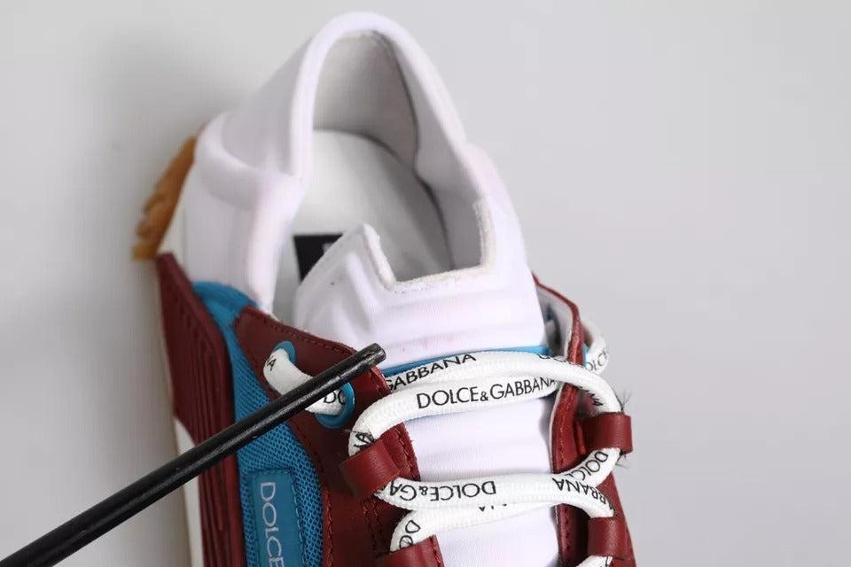 Dolce &amp; Gabbana Multicolor Leather NS1 Low Top Sneakers Shoes