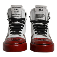 Dolce & Gabbana Multicolor Leather High Top Sneakers Shoes