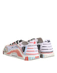 Dolce & Gabbana Multicolor Suede Fabric NS1 Sneakers Shoes