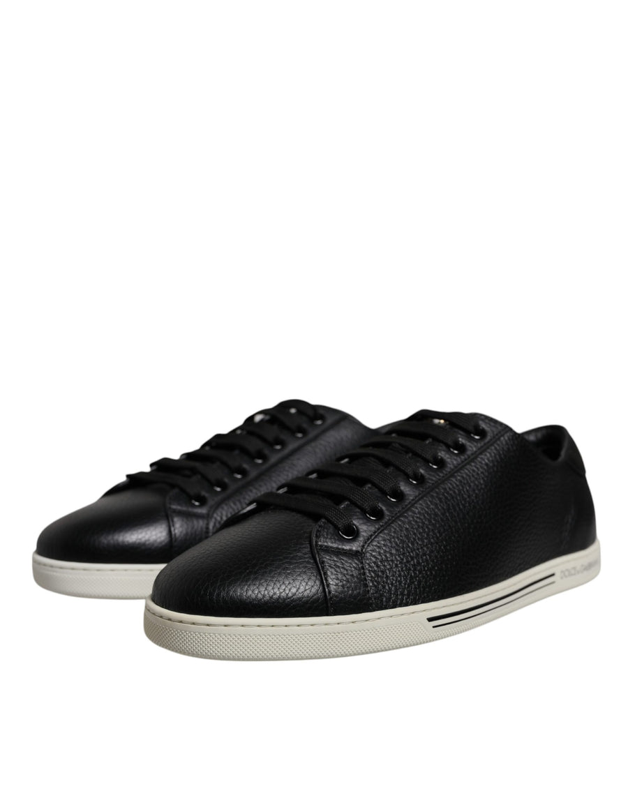 Dolce & Gabbana Black Low Top Men Saint Tropez Sneakers Shoes