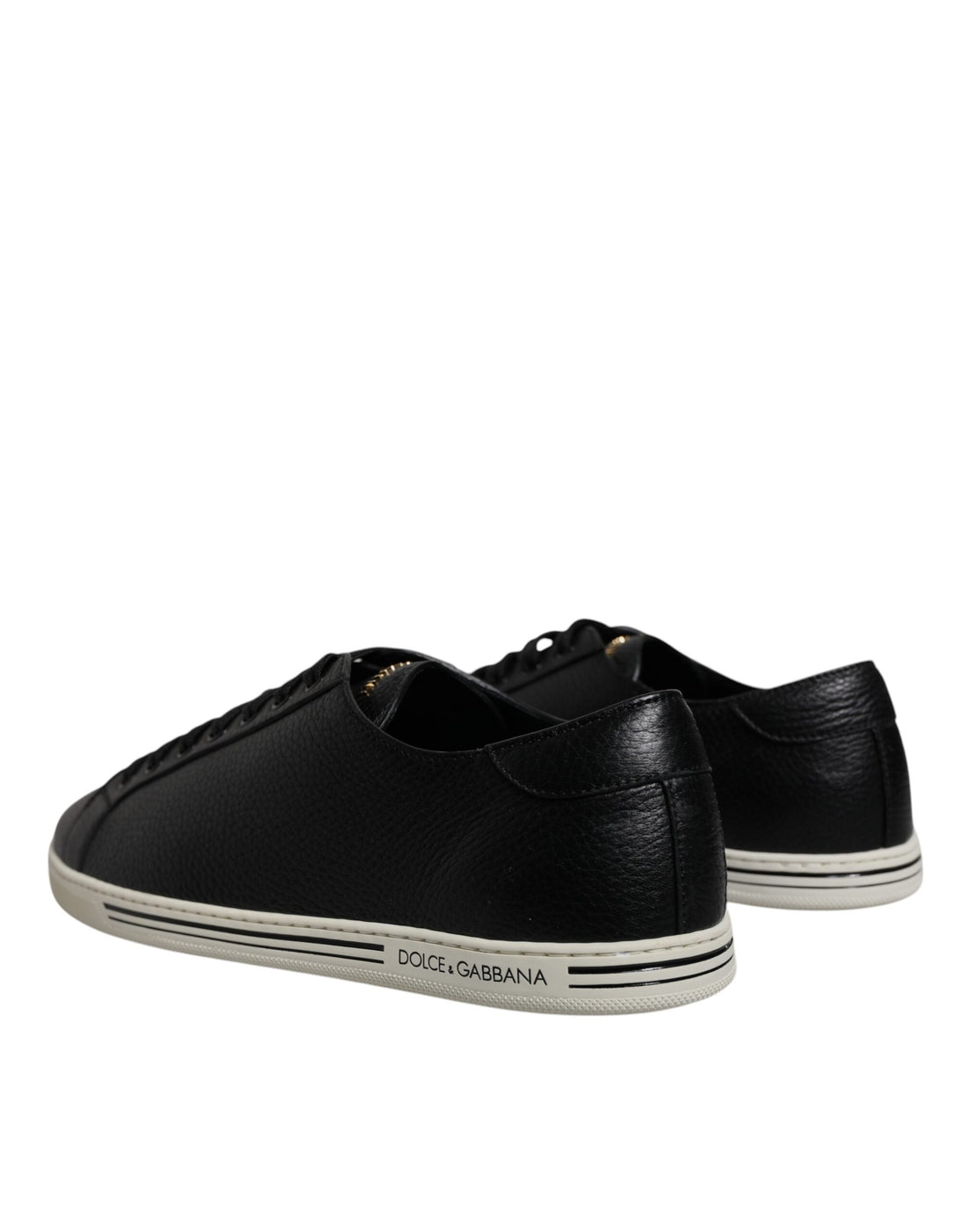 Dolce & Gabbana Black Low Top Men Saint Tropez Sneakers Shoes