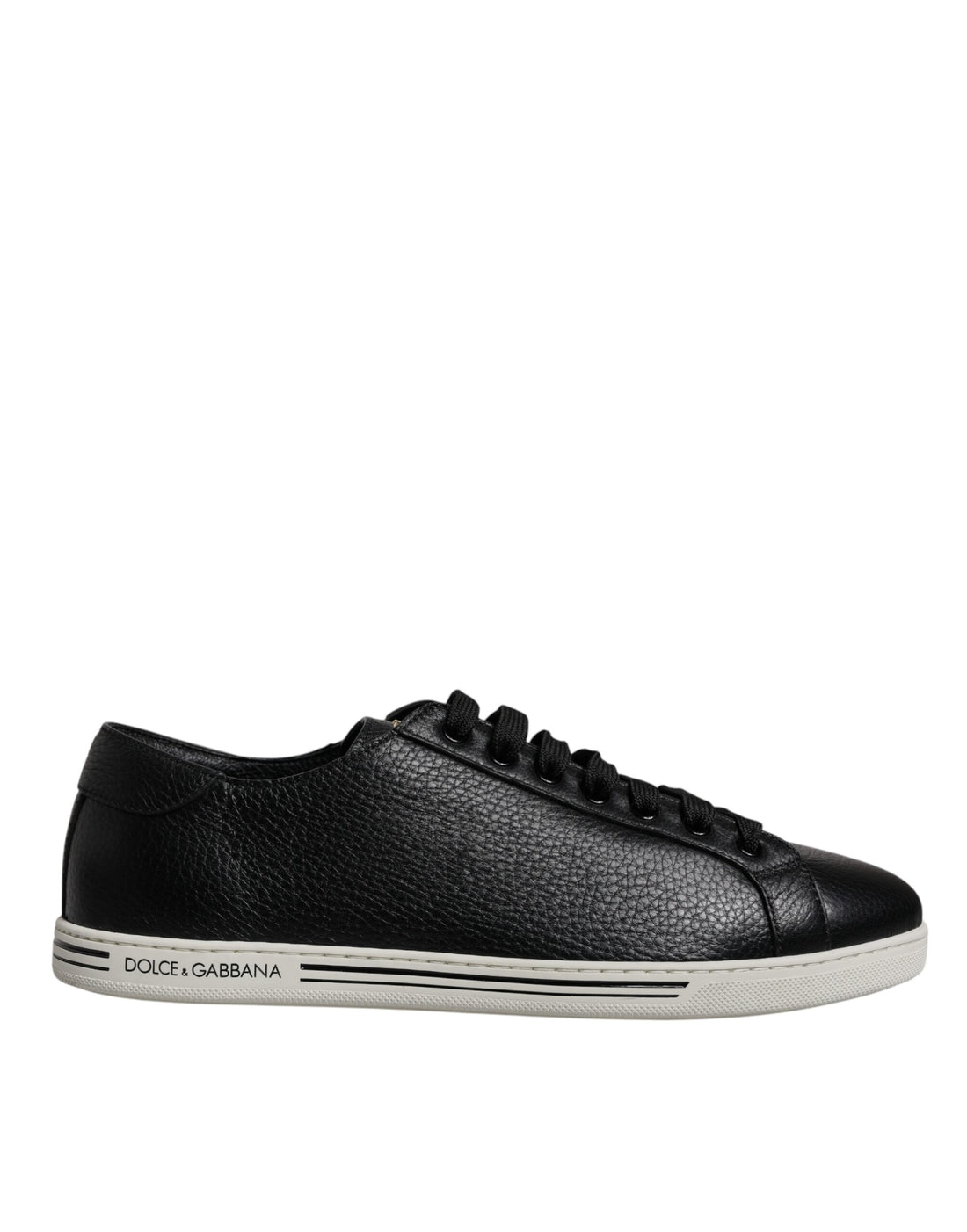 Dolce & Gabbana Black Low Top Men Saint Tropez Sneakers Shoes