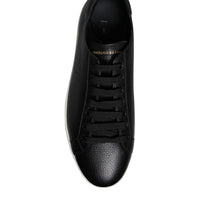 Dolce & Gabbana Black Low Top Men Saint Tropez Sneakers Shoes