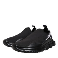 Dolce & Gabbana Black Sorrento Slip On Low Top Sneakers Shoes