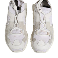 Dolce & Gabbana White Mesh Sorrento Trekking Sneakers Shoes