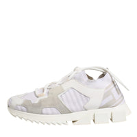 Dolce & Gabbana White Mesh Sorrento Trekking Sneakers Shoes