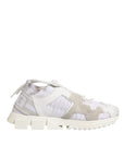 Dolce & Gabbana White Mesh Sorrento Trekking Sneakers Shoes